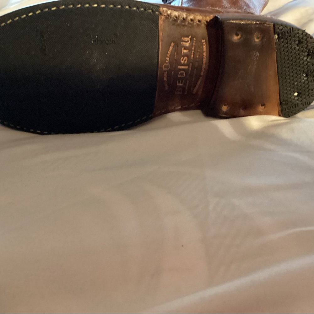 BED|STU Tan Leather Lace-Up Boots - Picture 6 of 16